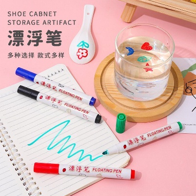 

MAINAN ANAK Spidol Warna Ajaib / Spidol Gambar mengapung di air / Magic marker floating pen water isi 8 pcs BISA COD