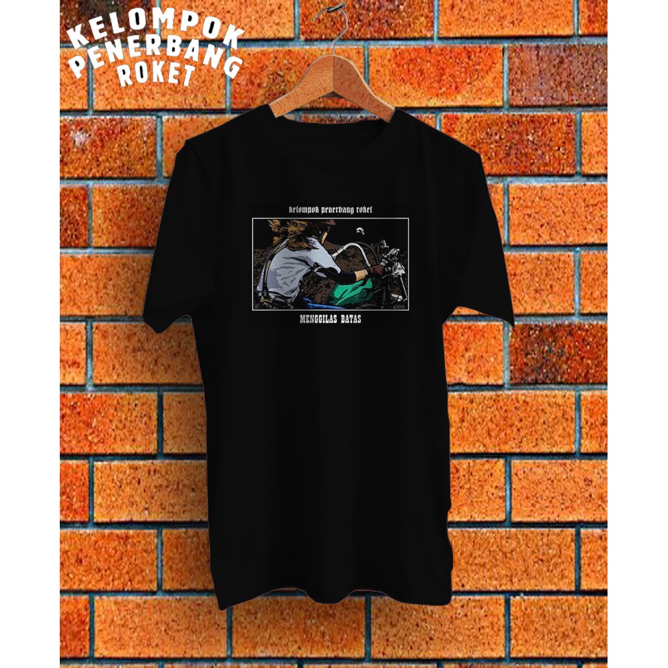 KAOS KELOMPOK PENERBANG ROKET TSHIRT MUSIK BAND KPR07