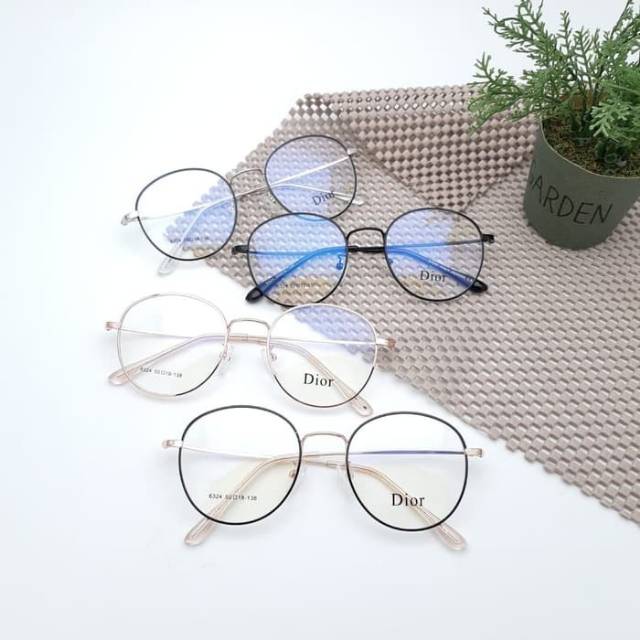 Frame kacamata minus dr 6324+ lensa antiradiasi