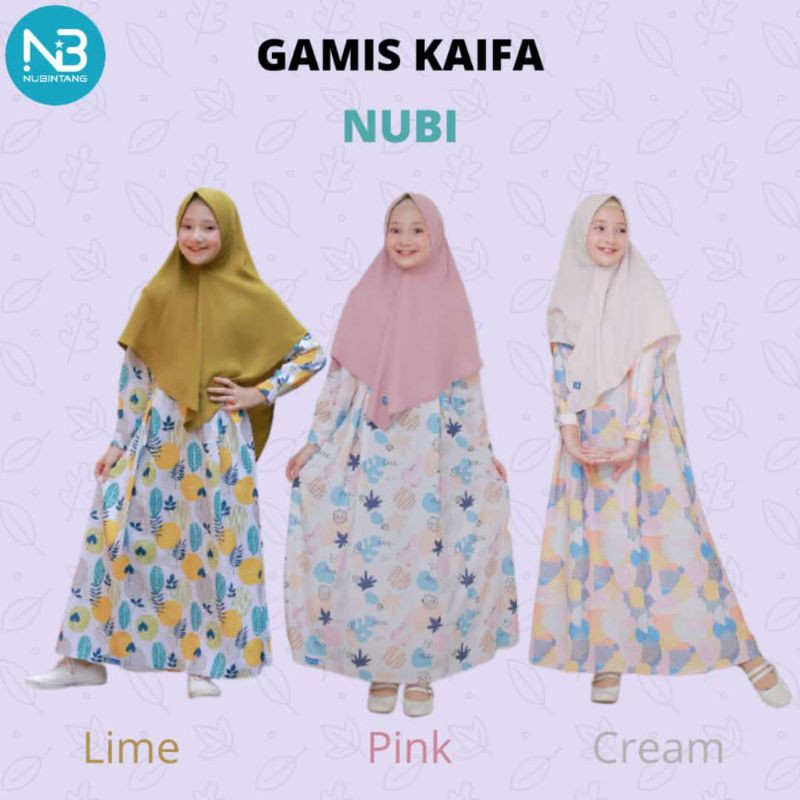 Gamis Kaifa Nubi dan Noura