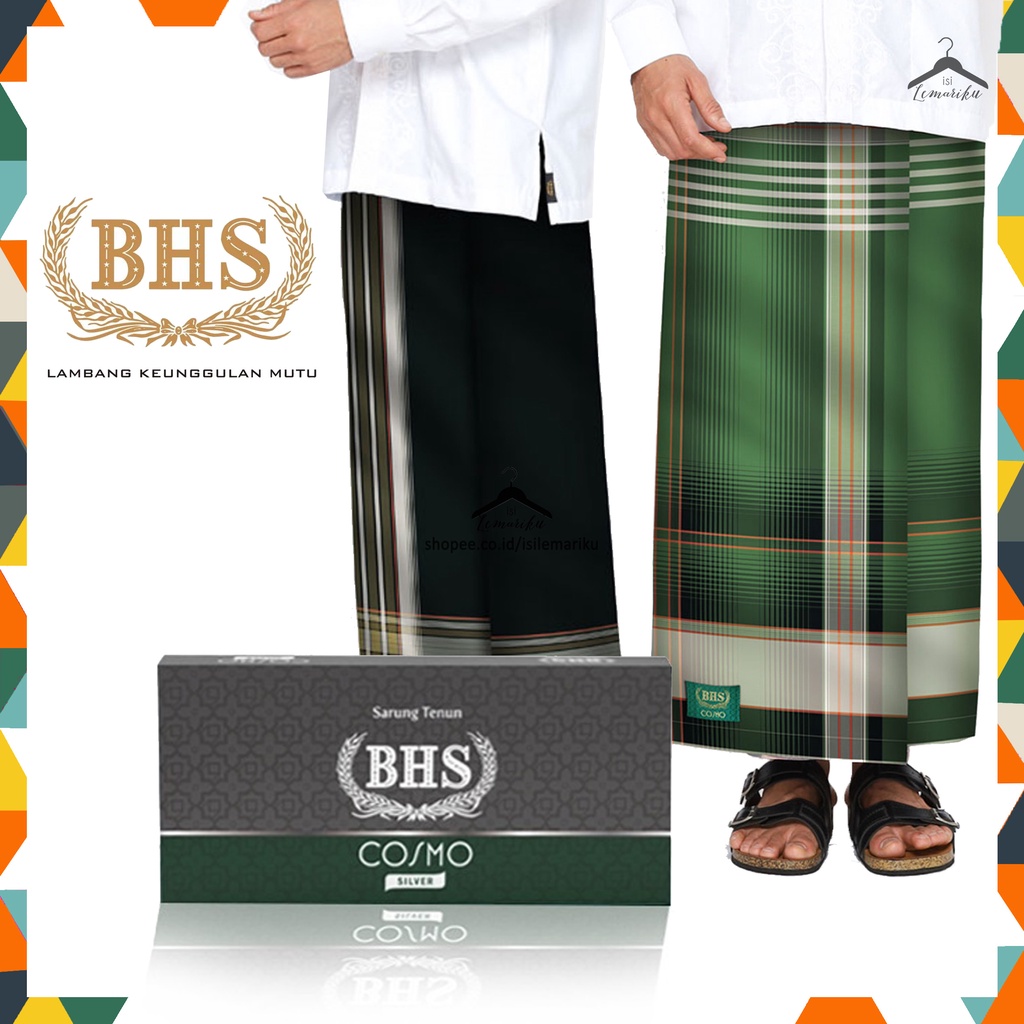 Sarung BHS Cosmo Silver Motif Istambul (CTB) Aneka Warna