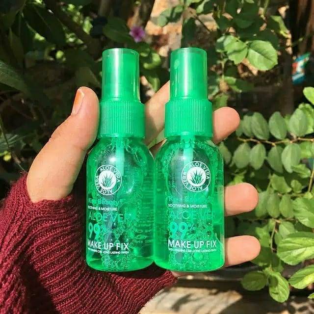 MAKE UP FIX SETTING SPRAY KISS BEAUTY ALOEVERA