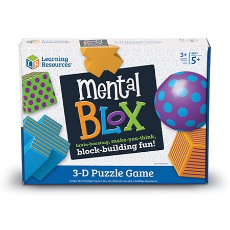 Learning Resources Mental Blox Belajar Mainan Puzzle Bentuk Bangunan