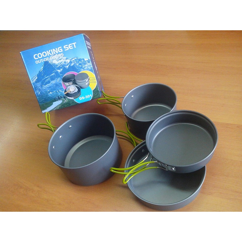 Cooking Set  DS 301 Atau Panci Masak camping tidak lengket