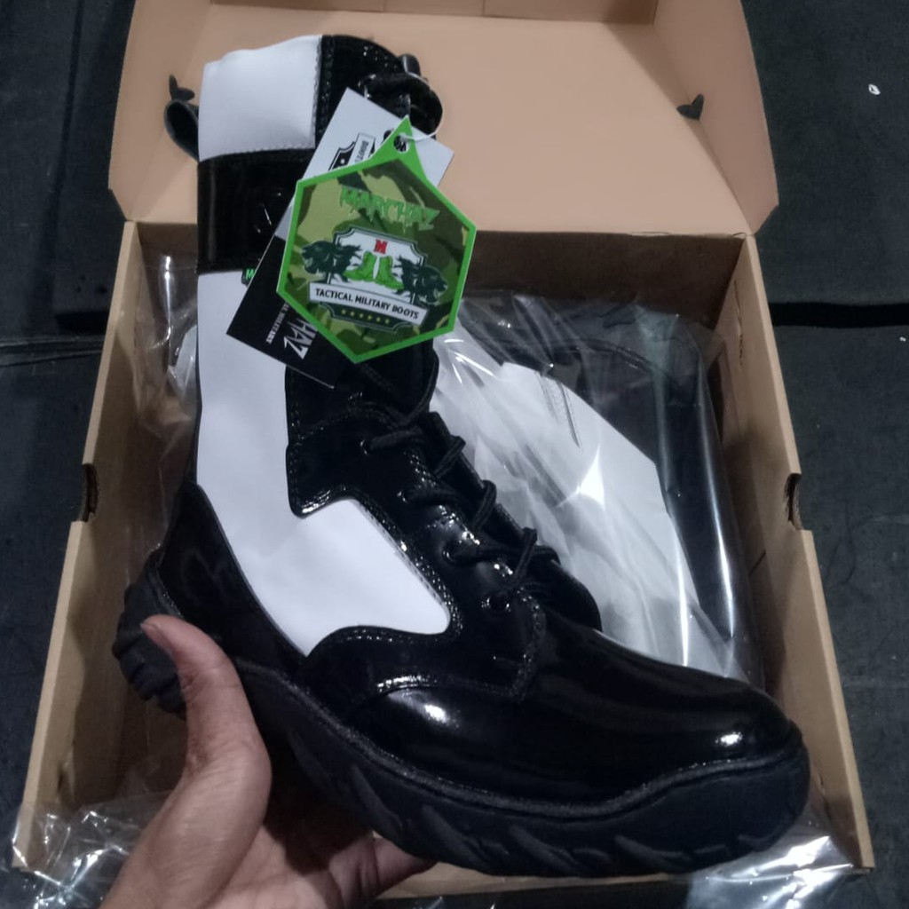 Sepatu PDL Provos Tni Kulit Asli MARCHAZ Sepatu PDL Provos Tni Security Satpam