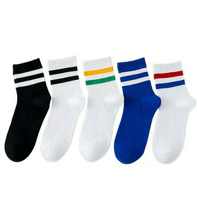Strip Old School Socks / Kaos Kaki Old School Garis