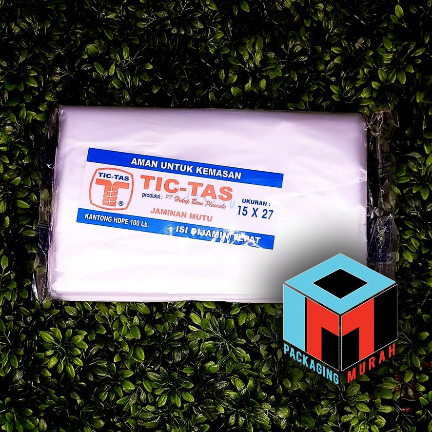 

Kantong Plastik HDPE TICTAS Ukuran 15 x 27 cm 1 kg