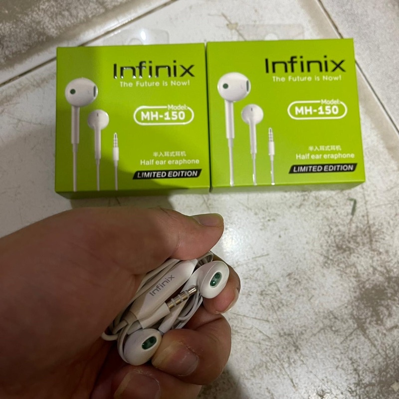 ready stok Headset Handsfree Infinix MH-150 earphone infinix Smart 5/Hot 8/Hot 8 Play/Hot 9/Hot 9 Play