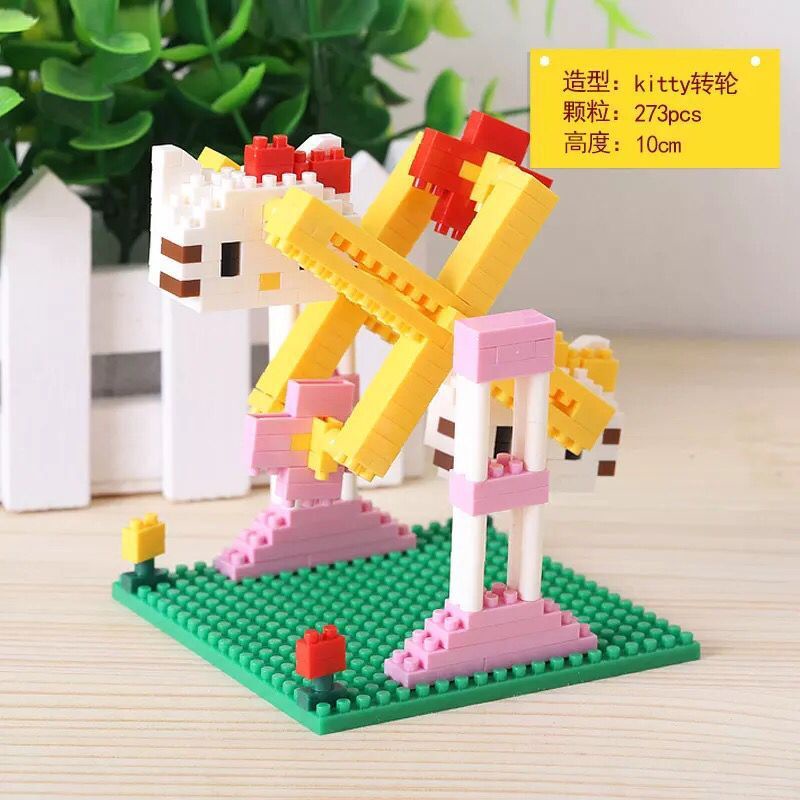 Mainan puzzle Balok Susun Model Lego Bentuk Kartun Untuk Anak