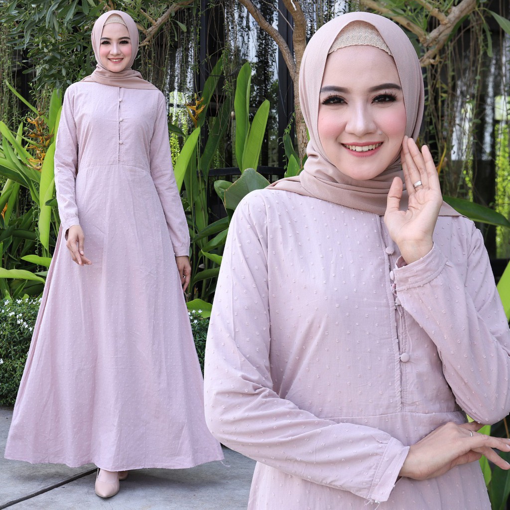 HOPYLOVY -  Gamis Wanita Kekinian Arlina