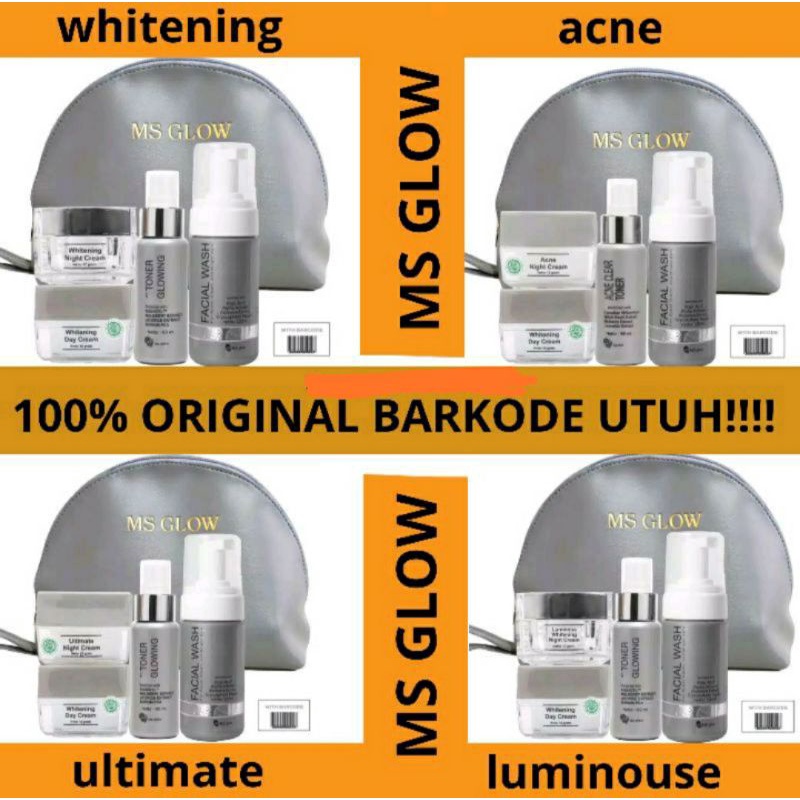 READY CREAM MS GLOW ORIGINAL / CREAM WAJAH MS GLOW