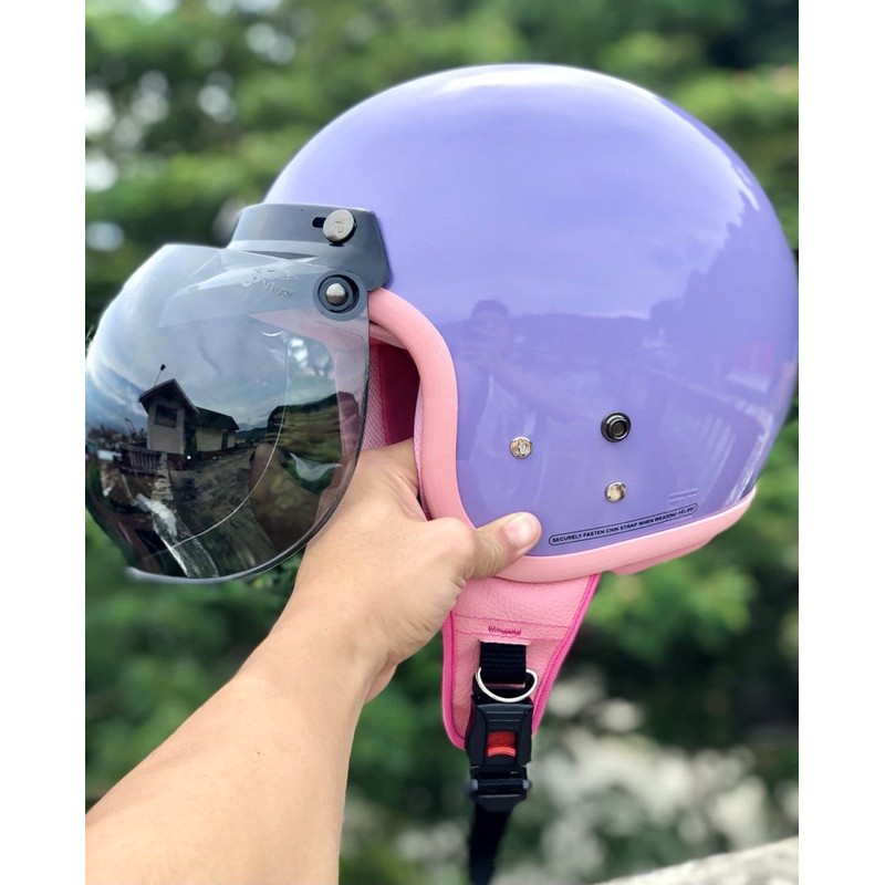 Helm Bogo Dewasa Retro Hijab Wanita