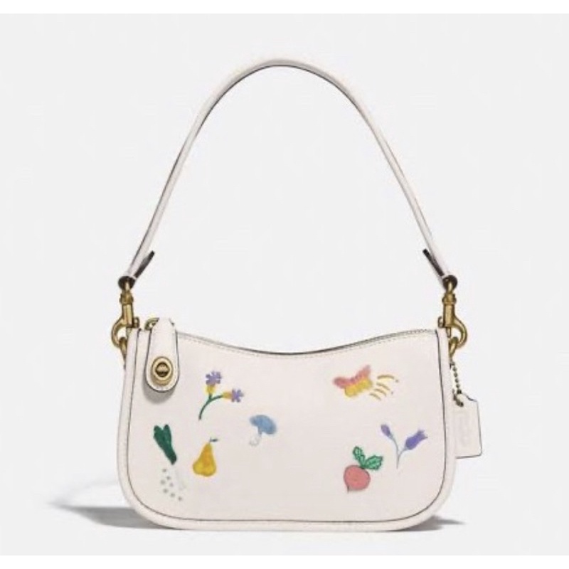 Coach Swinger 20 With Garden Embroidery (C2766)