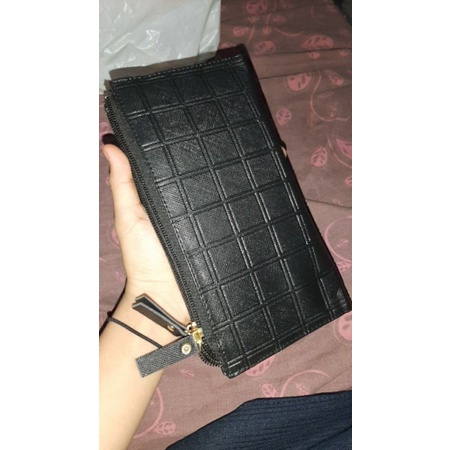 Medan Termurah KD06 Dompet Hp Dompet panjang wanita resleting 2 cantik