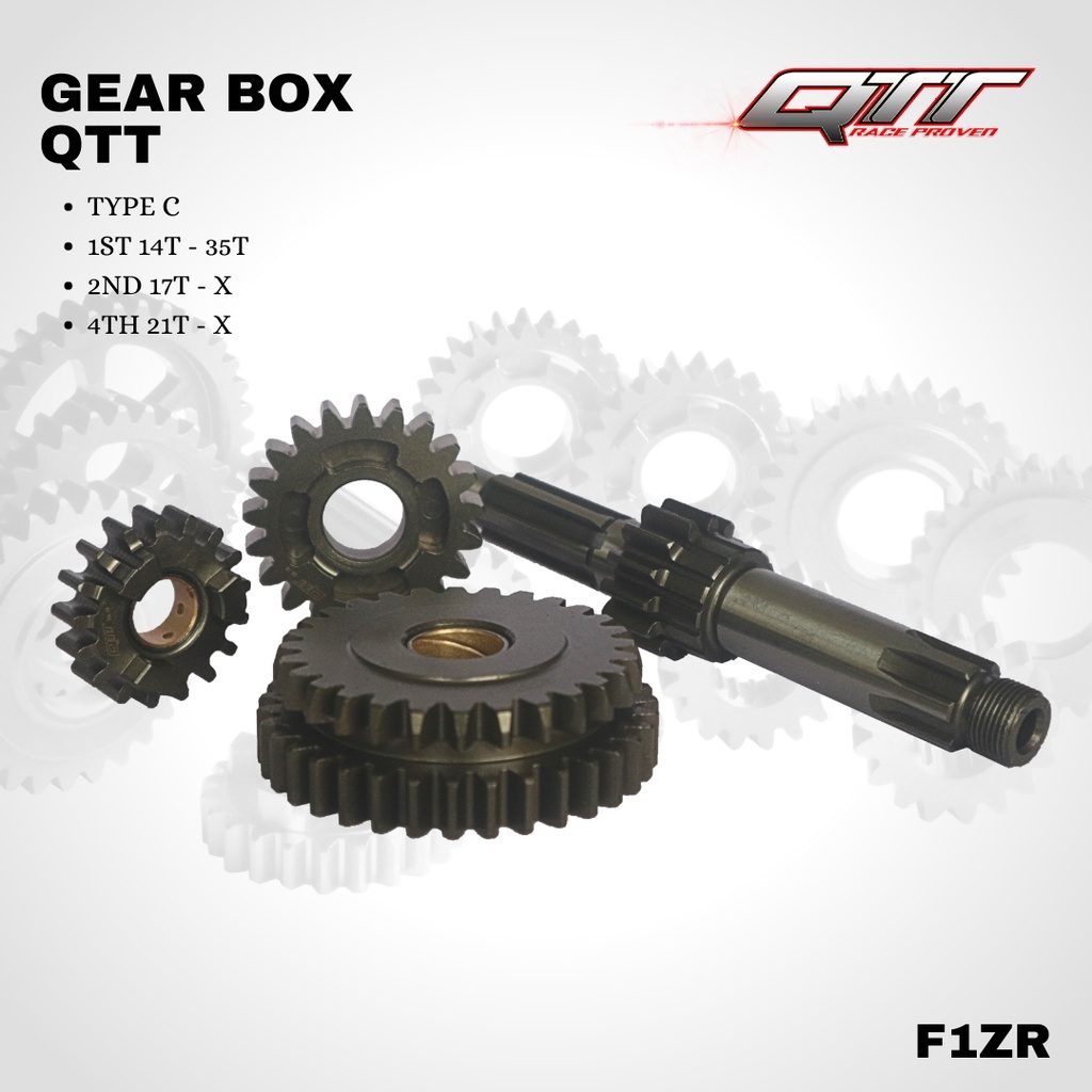 Gear Rasio Gear Box QTT F1zr Type C