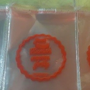 

300 LEMBAR PLASTIK OPP SEAL/LEM uk.10x15 cm plus SABLON