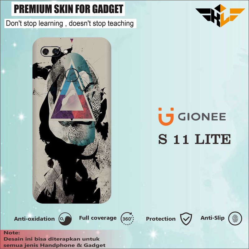 Beli 1 Geratis 1 SKIN HANDPHONE GIONEE S11 LITE  ABSTRAK