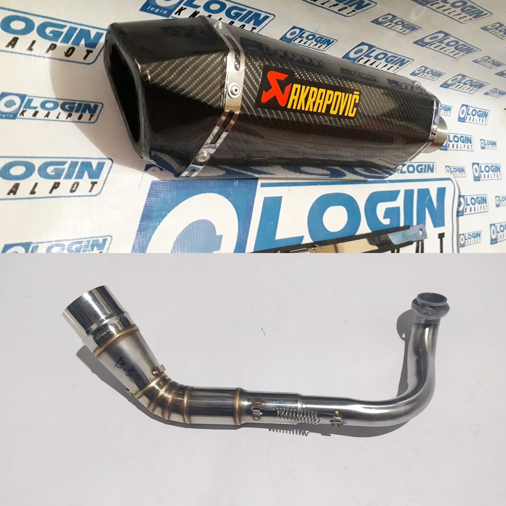 knalpot nmax aerox vario beat scoopy pcx xmax ADV mio vespa sprint lexi xeon Akrapovic-genio