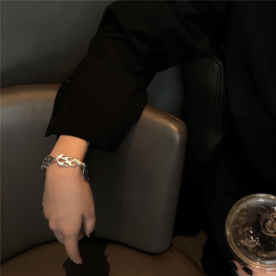 Gelang Desain Api Gaya Hip hop Untuk Pria Dan Wanita