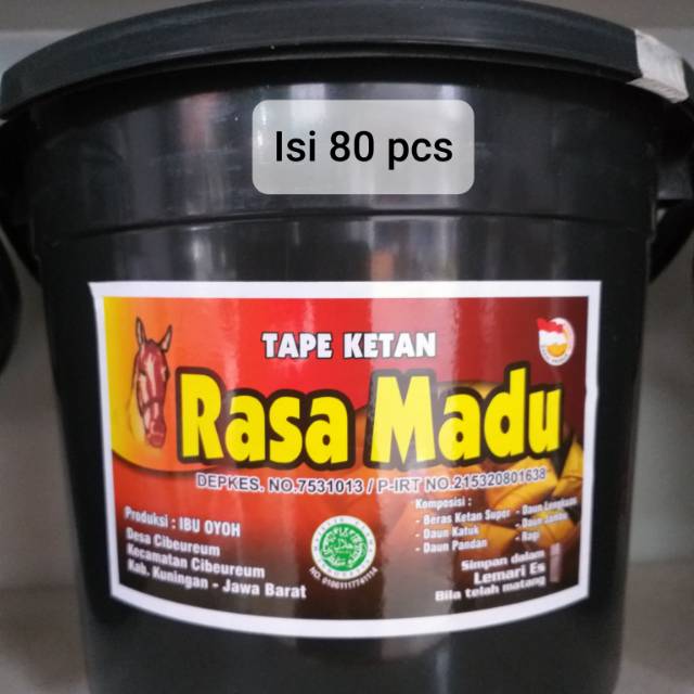 

Tape Ketan Khas Kuningan Rasa Madu