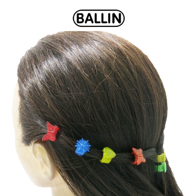 BALLIN JEPIT RAMBUT BULAT KECIL - 10PCS
