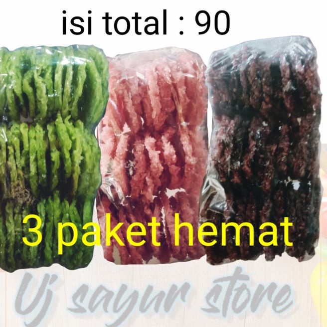 

Renginang Ketan Mentah Makanan Tradisional Oleh Oleh Isi 90 keping