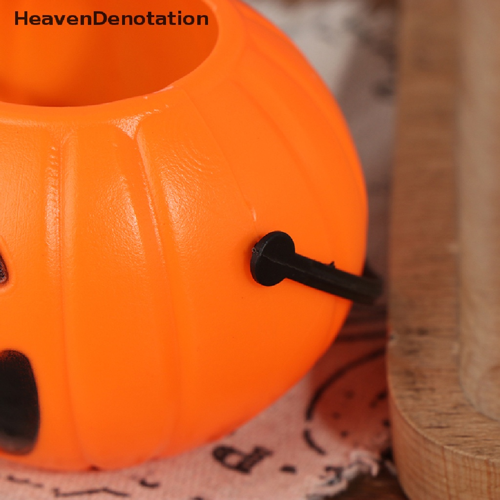 [HeavenDenotation] Halloween Party Props Plastic Pumpkin Bucket Decoration Halloween Decoration