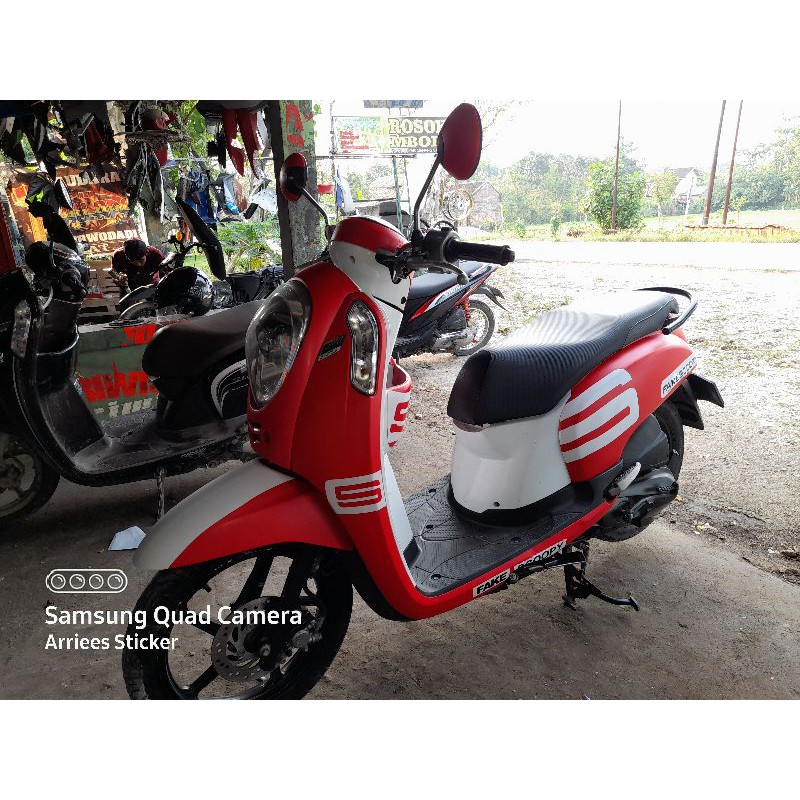 DECAL SCOOPY FI FULL BODY - STICKER SCOOPY 2014 2015 2016