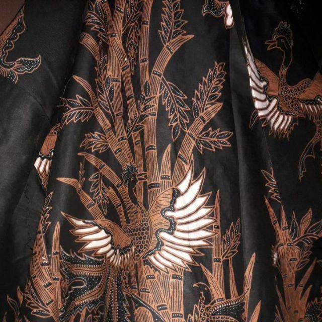 Bambu Kemeja Batik Pria Lengan Pendek Full Furing Katun Halus Sragenan