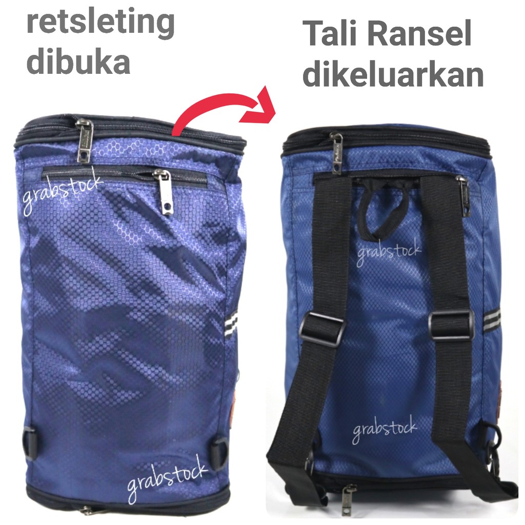 Travel Bag Multifungsi Tas Pakaian Bisa dibuat Ransel dan Diperbesar