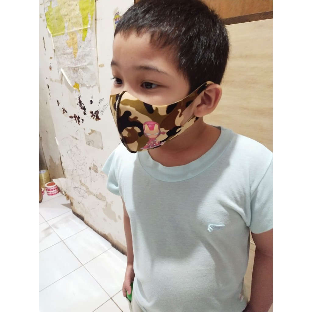masker anak kecil scuba karakter 280 gram