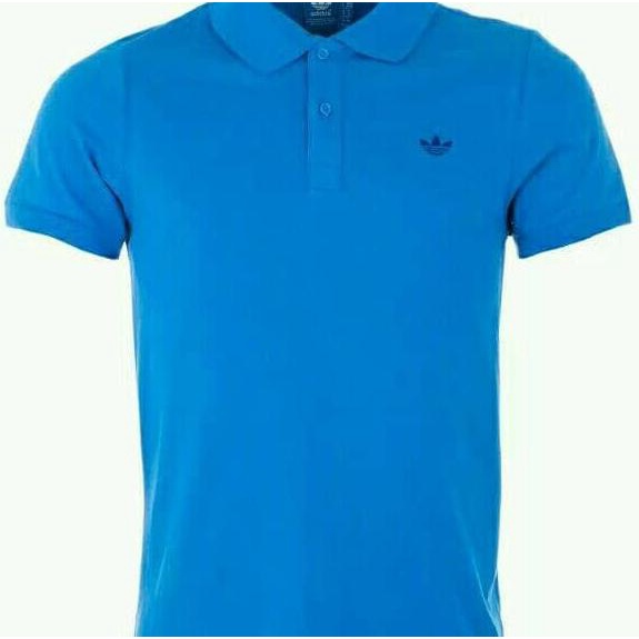[[COD]] Polo shirt/kaos kerah pria BIG SIZE XXXL-XXXXL ADIDAS GOLF BIRU BOOM SALE Kode 1279