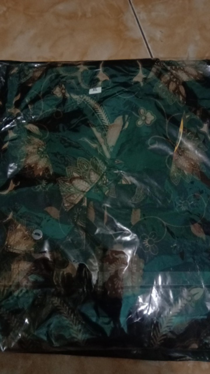 Batik Pria Lengan Panjang Kemeja Batik Berkah Hrb026 Motif Keratonan Kode 02 Size M L Xl Xxl Reguler