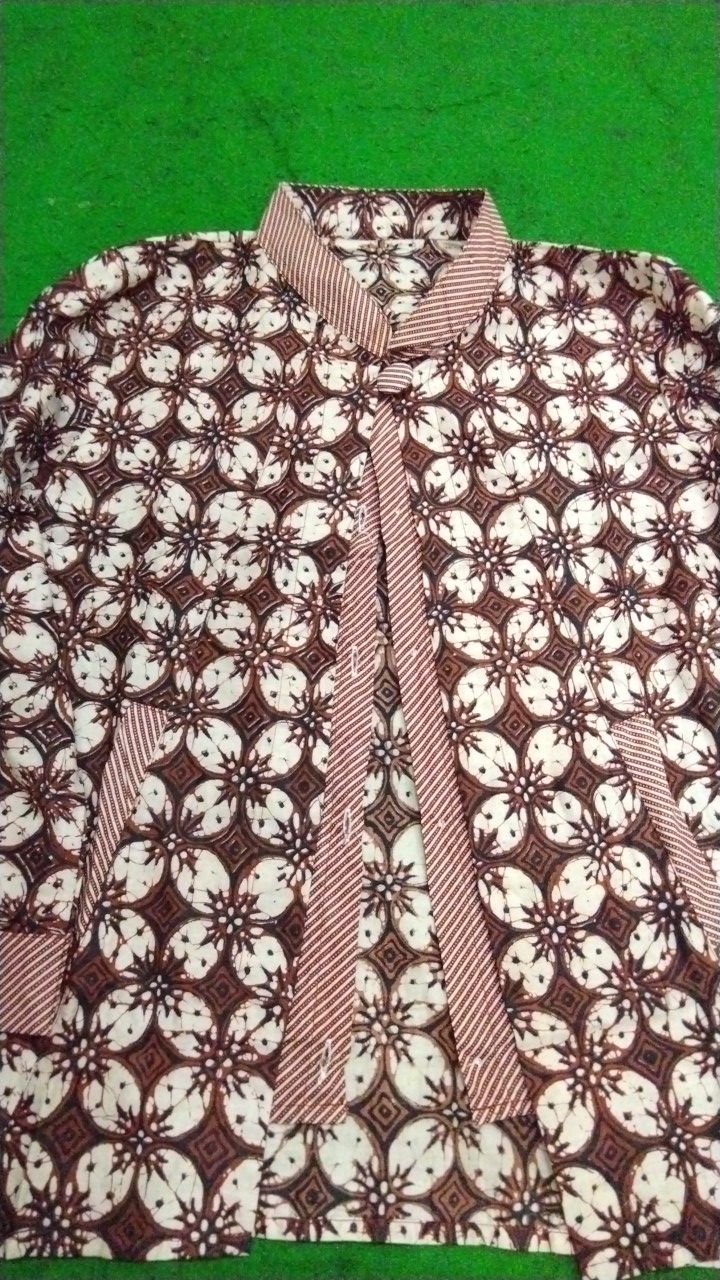 Atasan Batik Dolby Dolbi Dobby Doby Tenun Sutra Tulis Halus Katun Atbm Baron ,sarombit Atasan