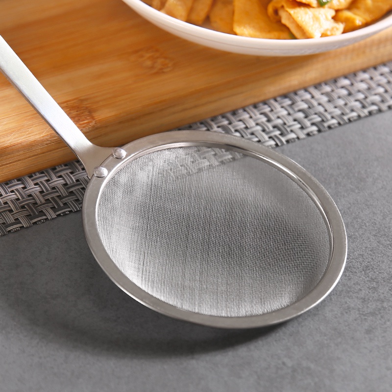 HOVELSHOP Saringan Minyak Teh Gula Kopi Serokan Stainlees Steel Serbaguna