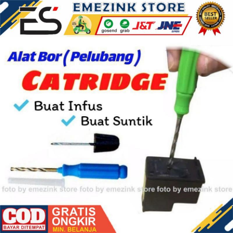 BCP | Obeng Bor Catridge untuk refill dan infus | ZP