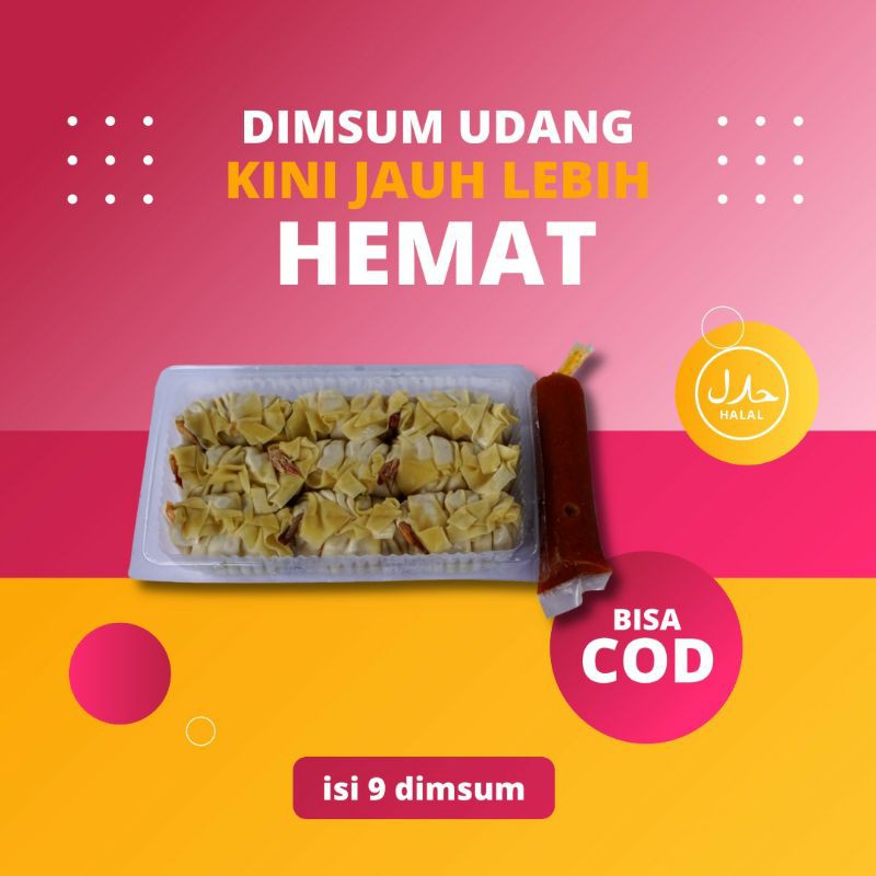 Dimsum Siomay Udang Mika Isi 10 Pcs Frozen Food Halal Murah Grosir Medan