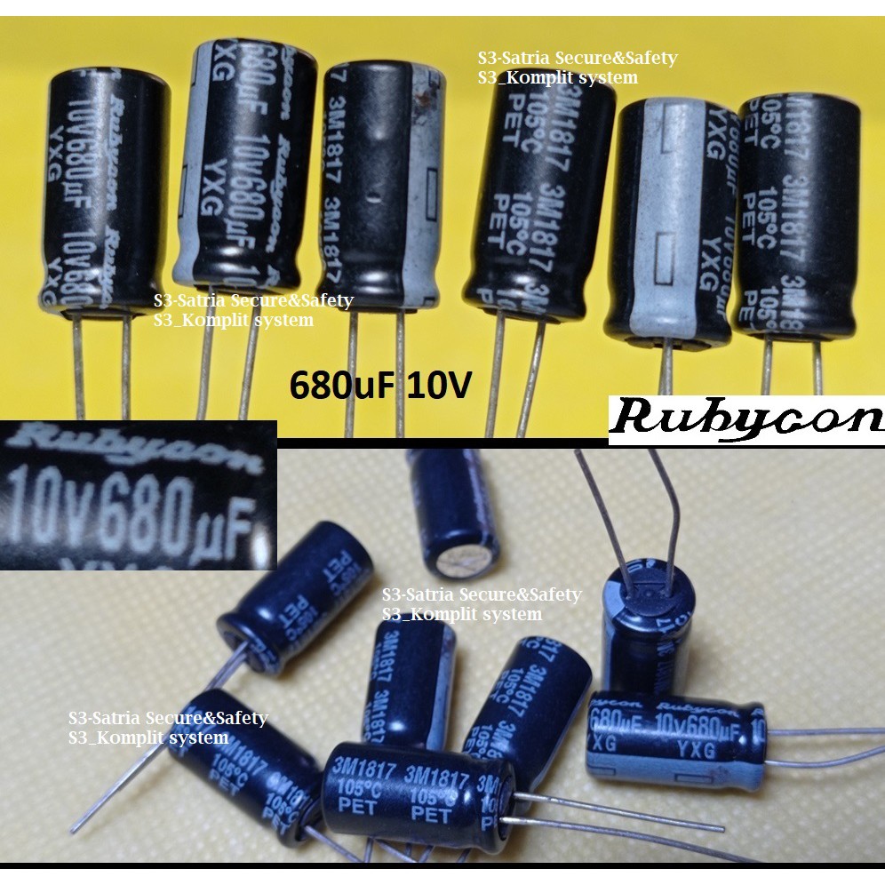 Elko 680uf 10V elco 680 uf 10 vol v 10vol Electrolytic Capacitor 680uf/10V 680uf10V