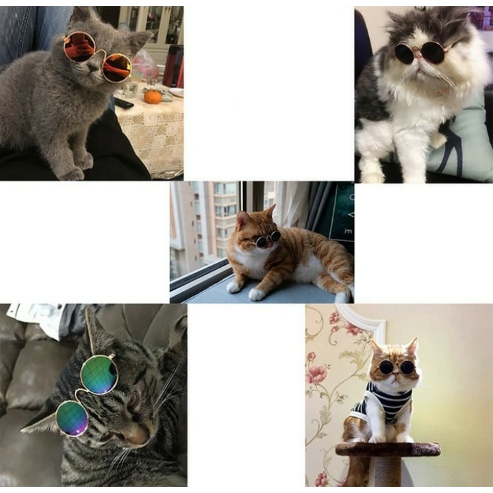 Kacamata Fashion Anjing Kucing Kelinci Mainan Sun Glasses Kaca Mata Gelap Dog Cat Rabbit Monkey