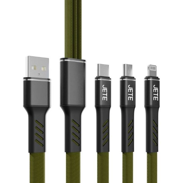 Kabel OTG 3in1 USB to Micro, Type C, Lightning JETE CX7