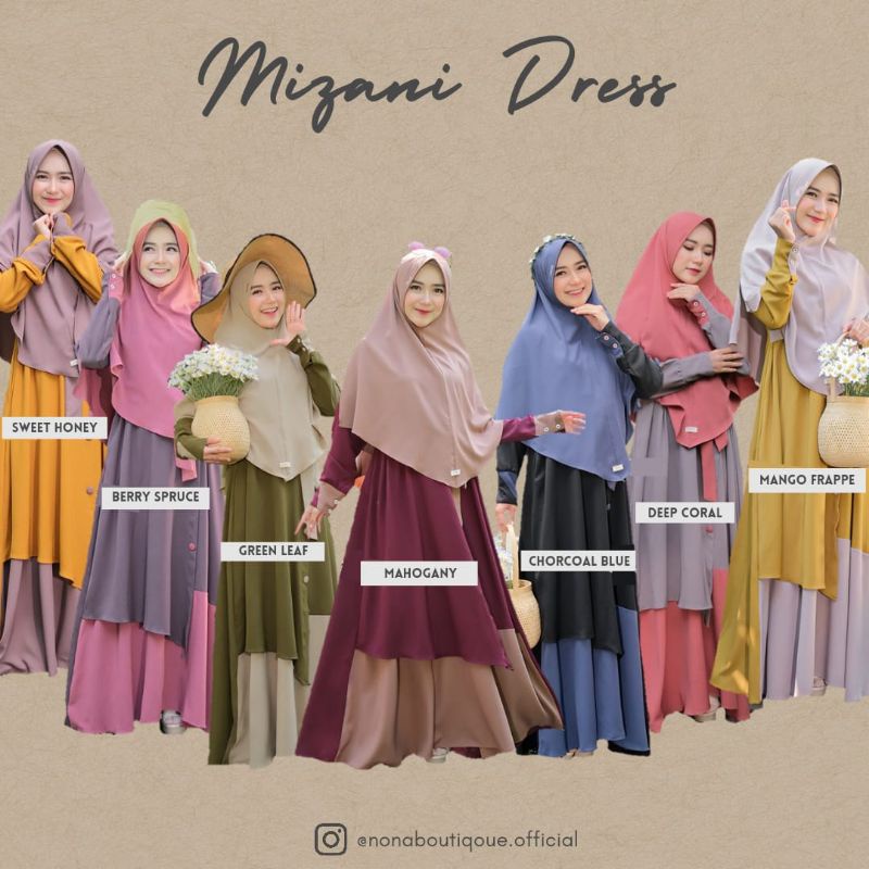 OPEN ORDER MIZANI DRESS by Nona Hijab