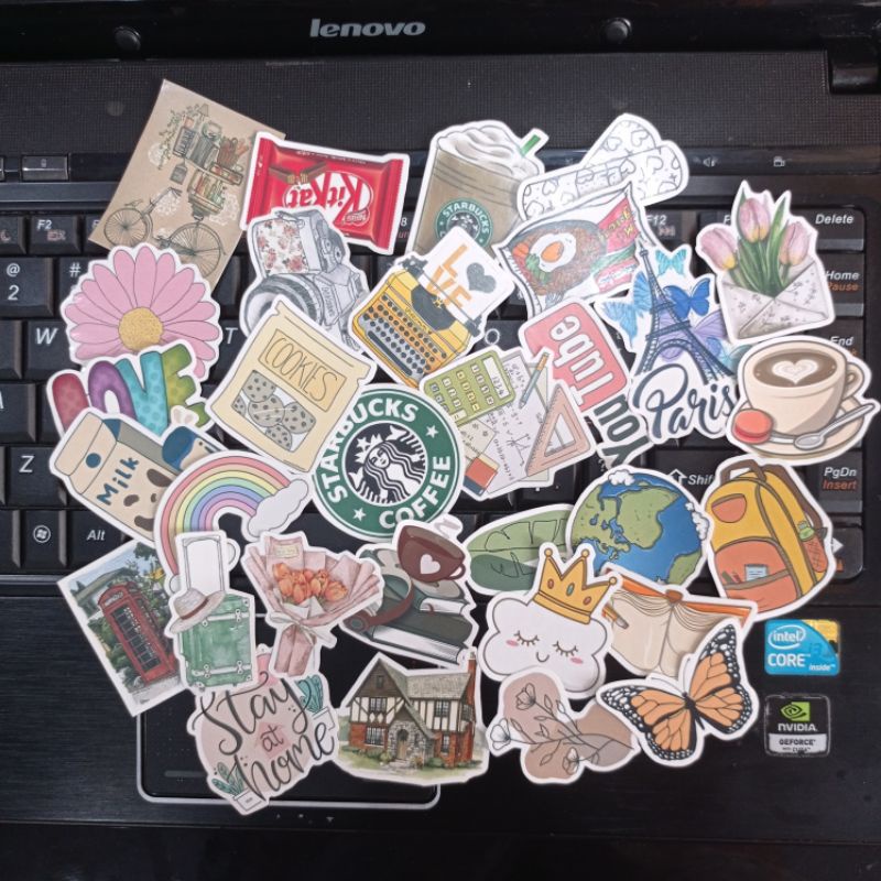 

Isi 31 pcs sticker Aesthetic / Stiker Diary / Stiker tumblr / stiker laptop / stiker hanphone / Planner / Notebook / Jurnal / Scrapbook