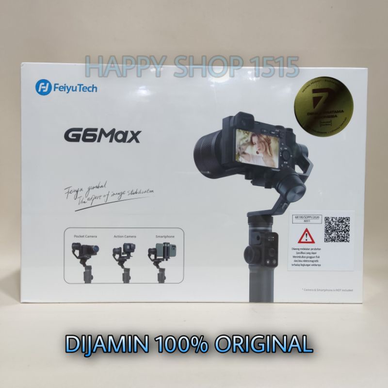 FEIYUTECH G6 MAX 3-Axis USB Cable & Wi-fi Control Stabilizer Handheld - Gimbal for Kamera or Smartph