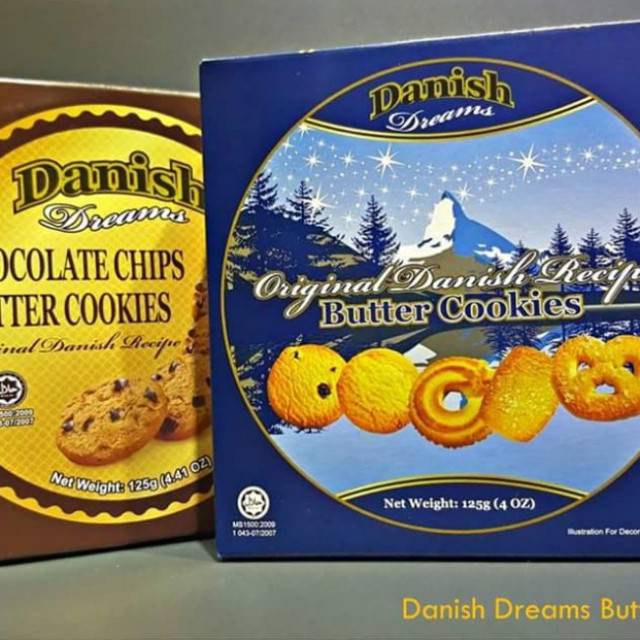 

Danish dreams butter cookies 125gr