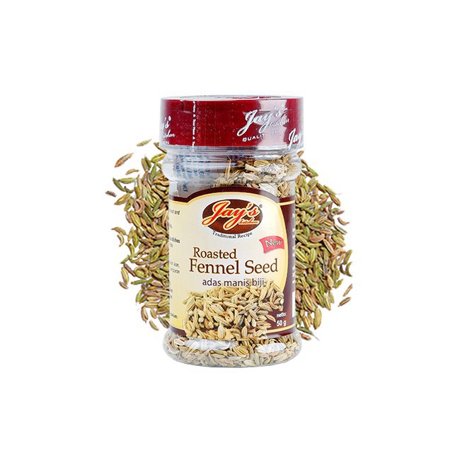 Jays Roasted Fennel Seed / Biji Adas Manis 50 gr / btl