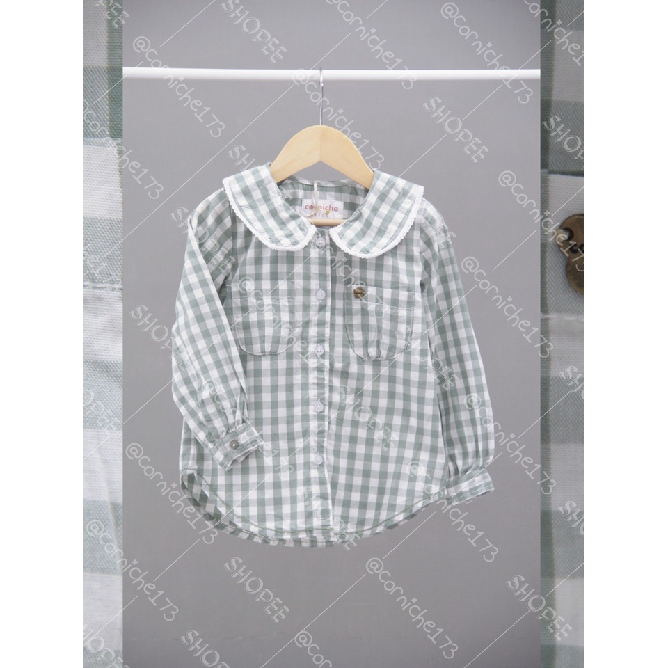 Corniche Kids Selvy Blouse Kids Basil - TH K23150