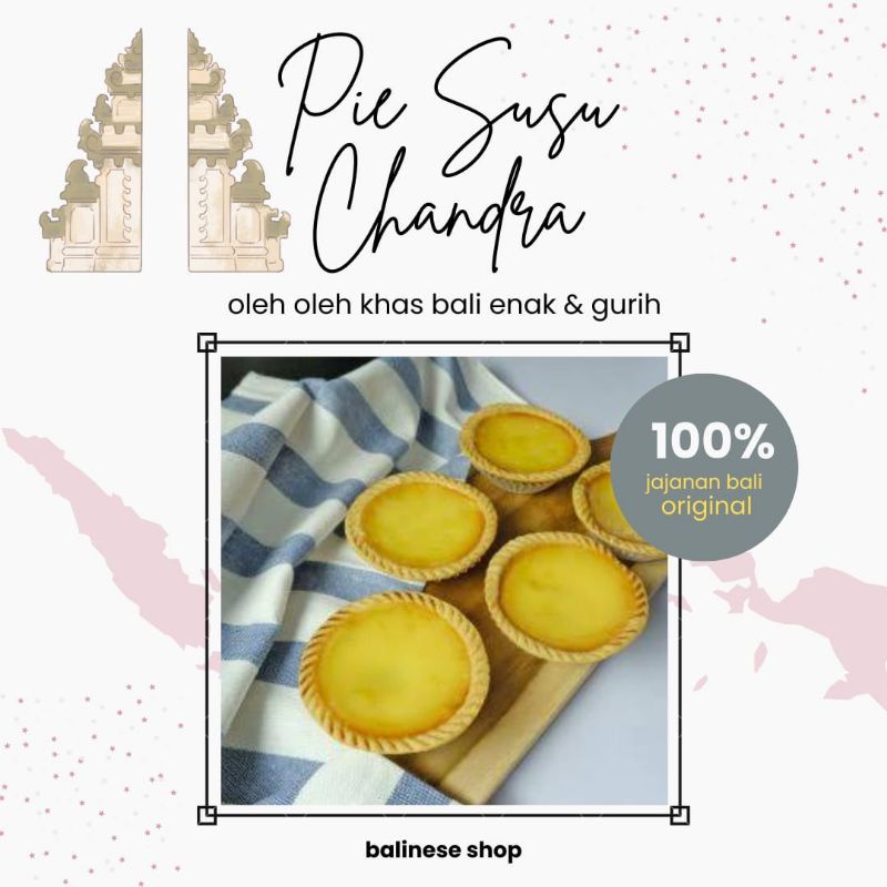 

pie susu chandra/isi 10 pcs/asli bali/termurah/seribuan