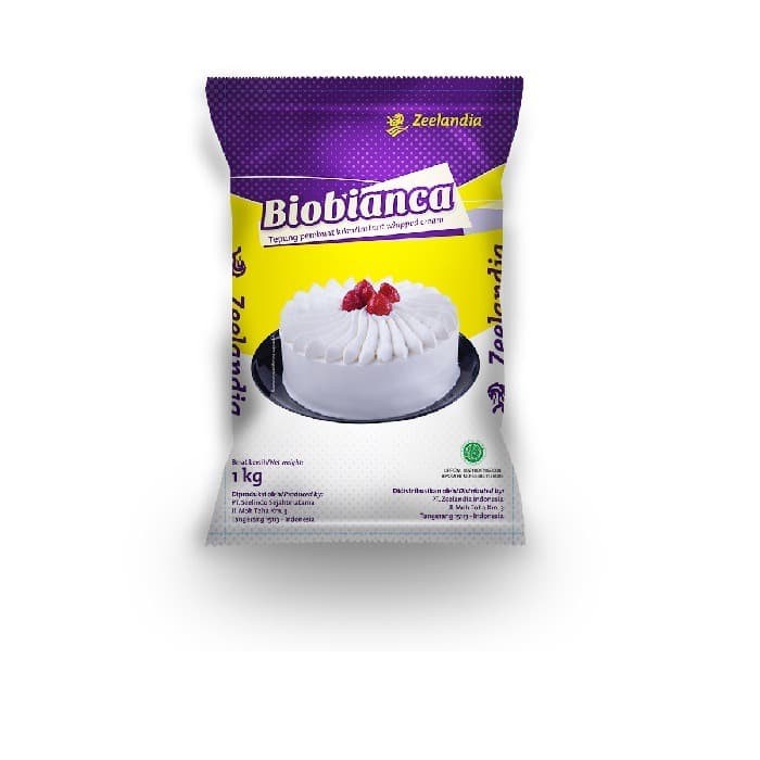 

Ds11D0 Zeelandia Biobianca Whip Cream 1 Kg G6040B