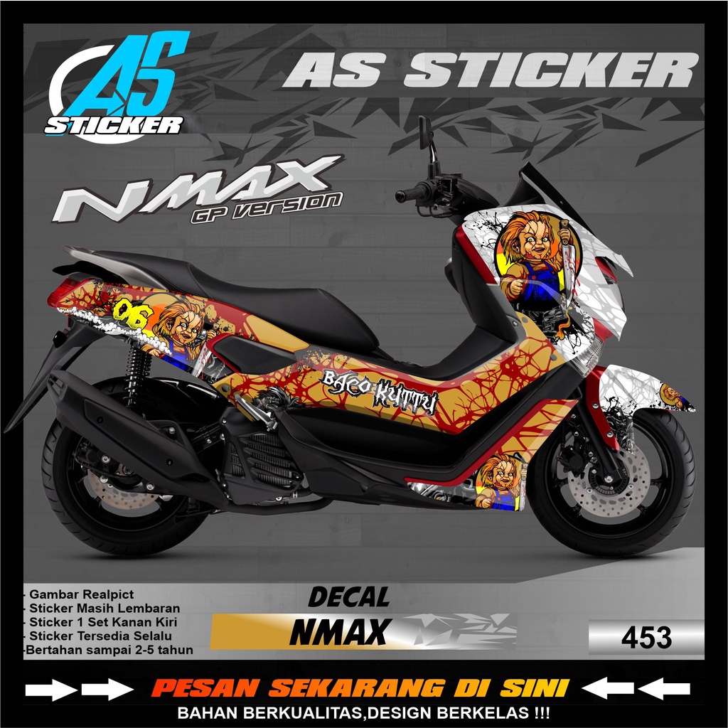 Decal NMAX Old - Decal Full Body Nmax Old CHAKI Jahil