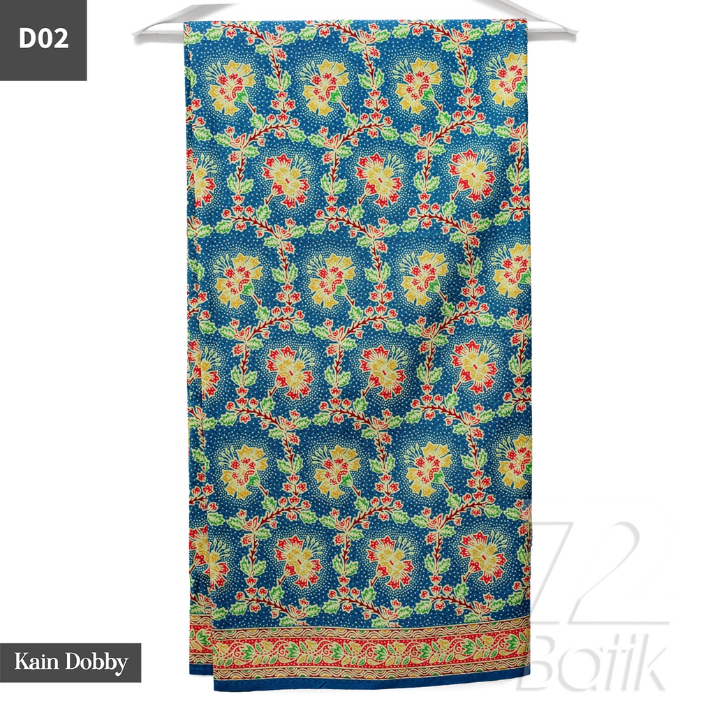 KAIN BATIK PREMIUM Bahan Dobby Motif Kembang Nitik Warna Hitam 722098 Cap 72 Jarik Jarit Samping Kebat Panjang Batik Katun Modern Premium Bahan Seragam Batik Pernikahan Kantor Keluarga Murah Kamen Jadi Batik Bali Lembaran